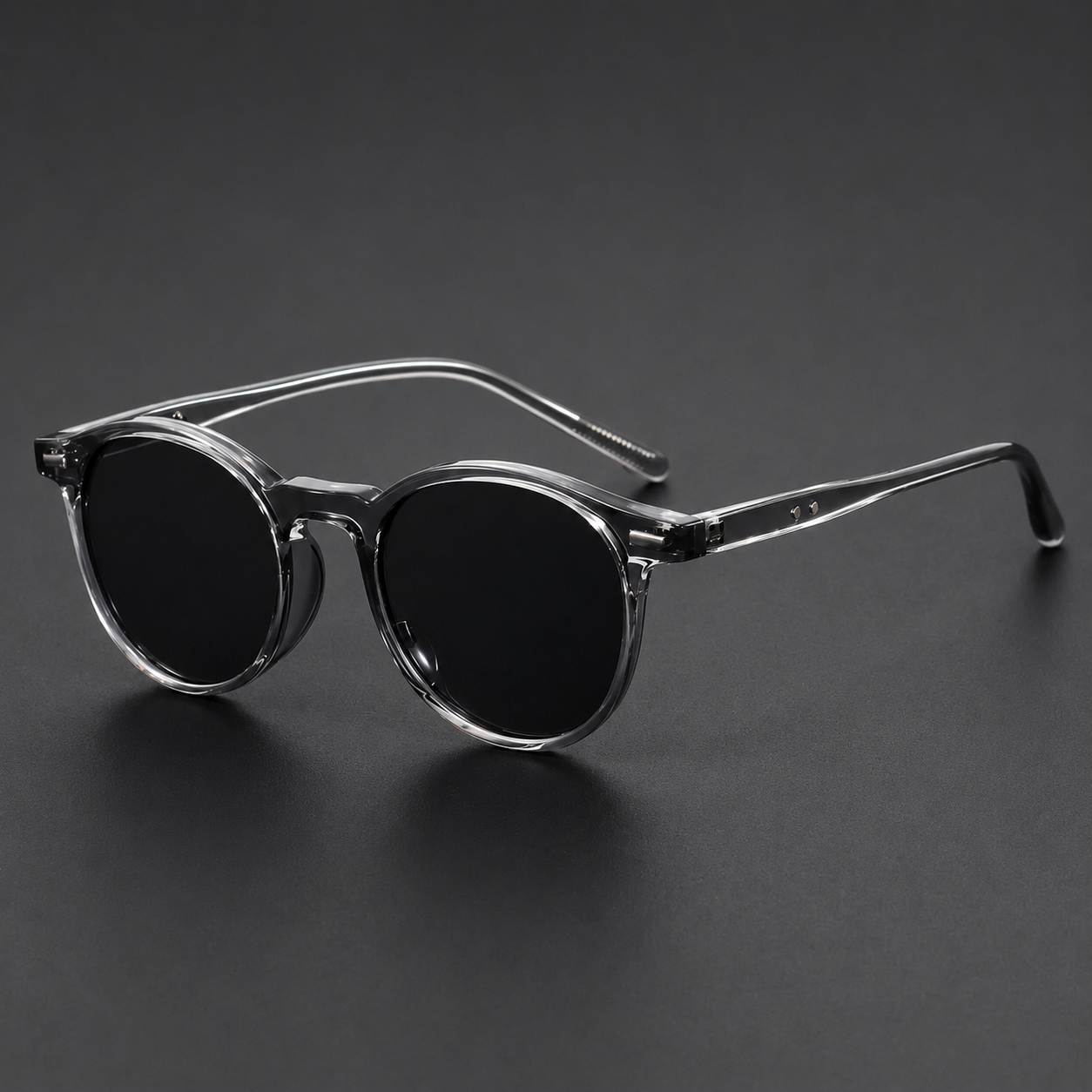 Korean Ultra-Light Polarized Sunglasses - Round Frame
