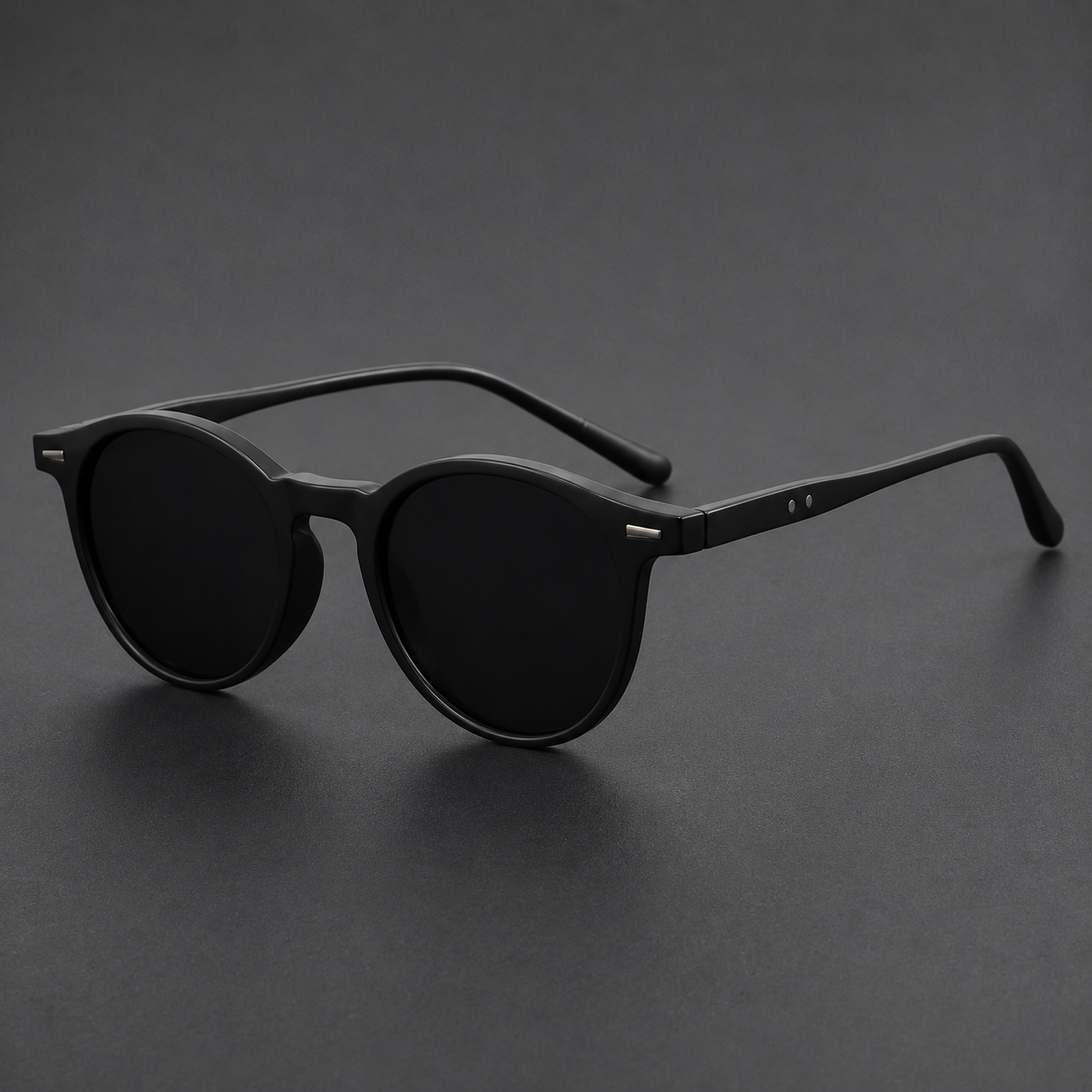 Korean Ultra-Light Polarized Sunglasses - Round Frame