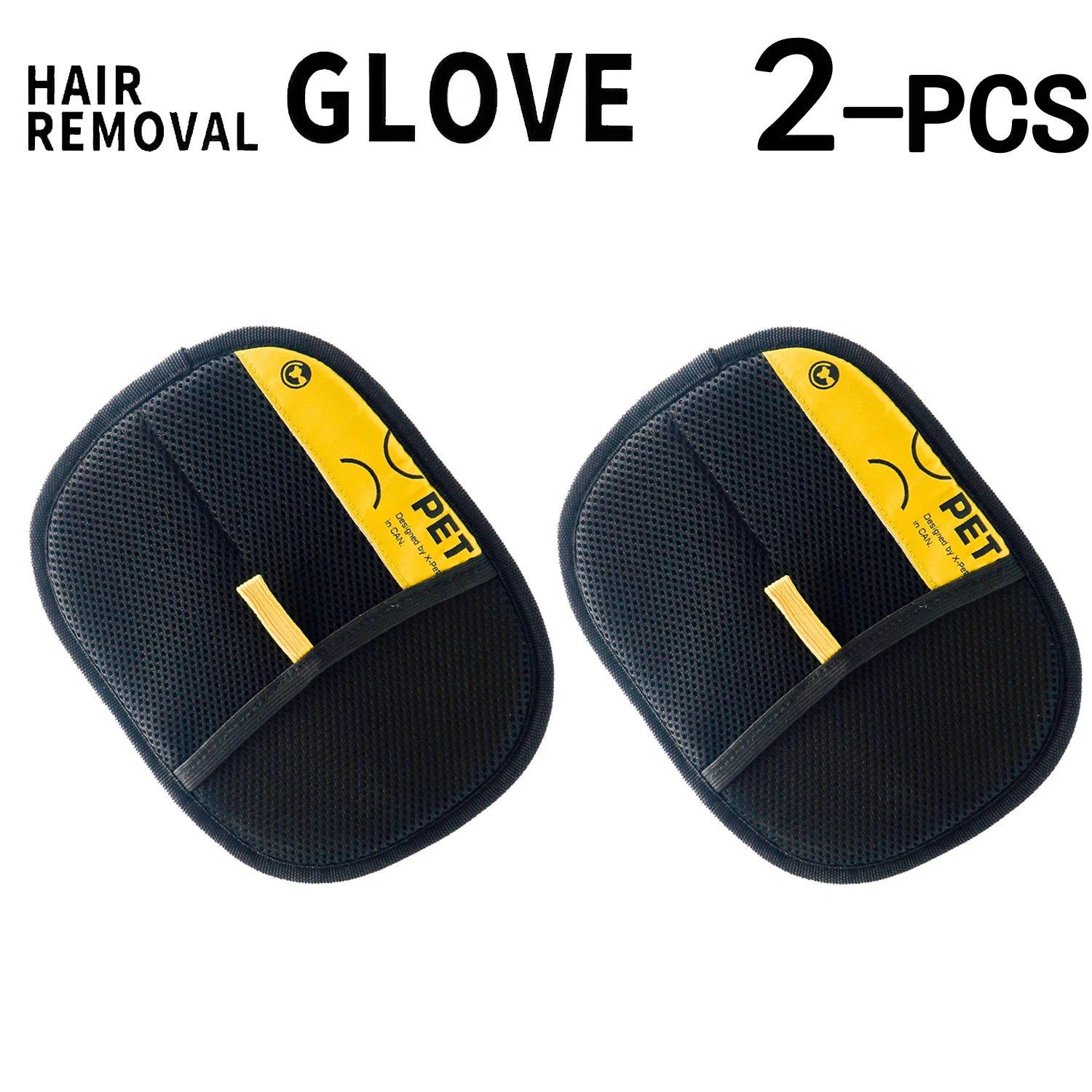 Pet Hair Remover Gloves Electrostatic for Cats Dogs, Reusable Washable Grooming Glove with 2-in-1 Lint Roller Brush